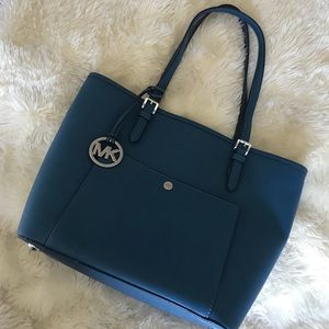 Michael Kors blue purse